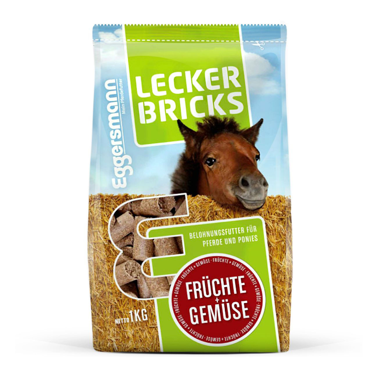 Lecker Bricks Früchte + Gemüse 1 kg