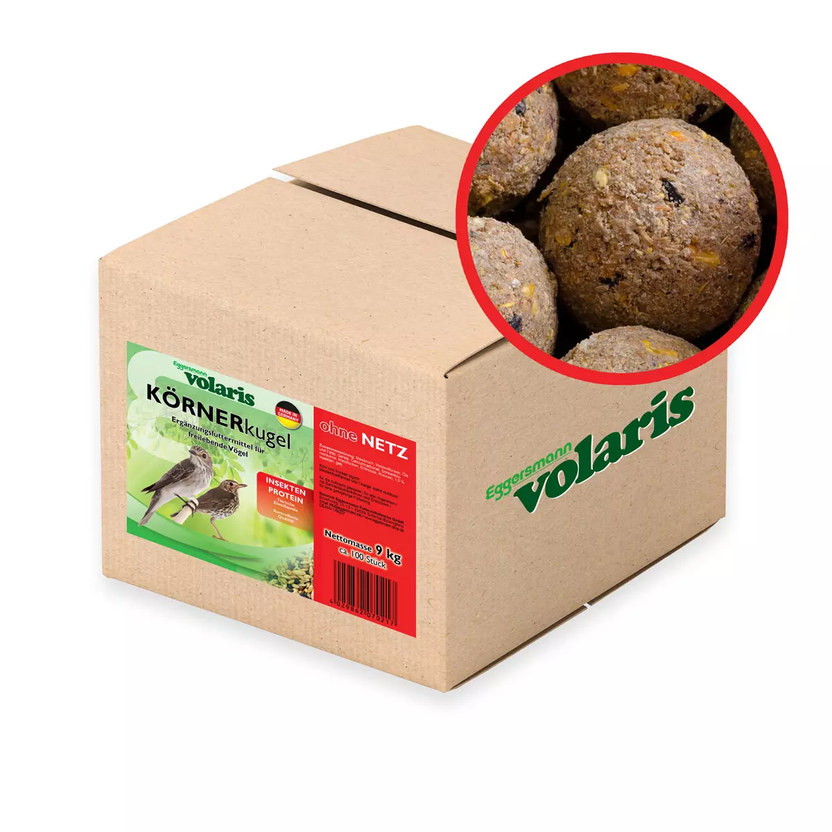 volaris - Körnerkugel Protein ohne Netz 100 Stk.