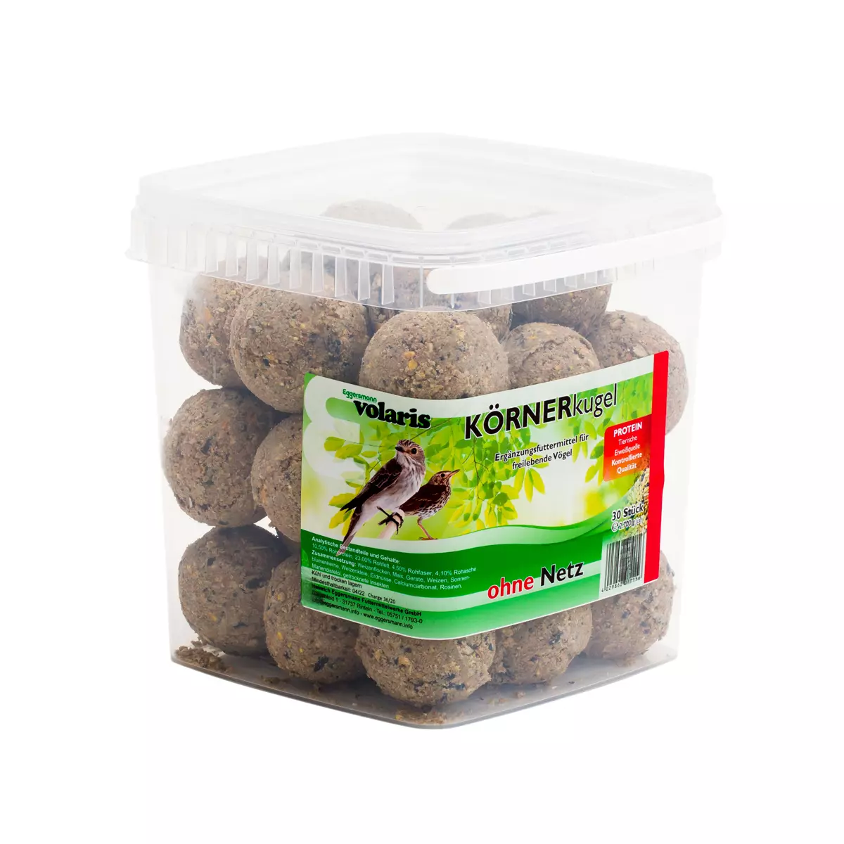 volaris - Körnerkugel Protein ohne Netz 30 Stk.