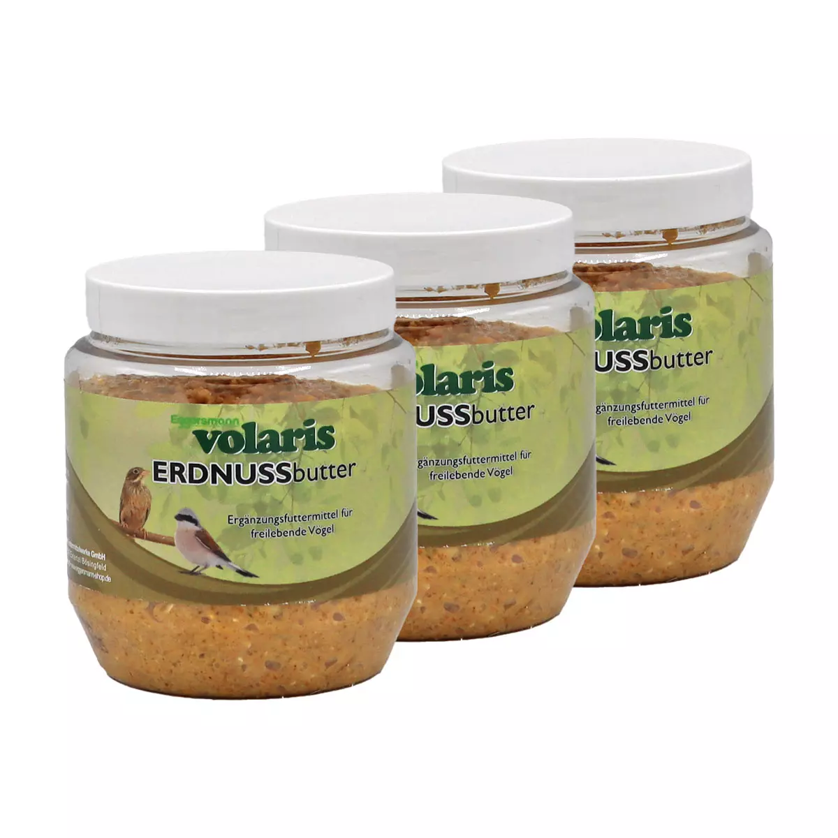 volaris - Erdnussbutter natur 3 x 350g