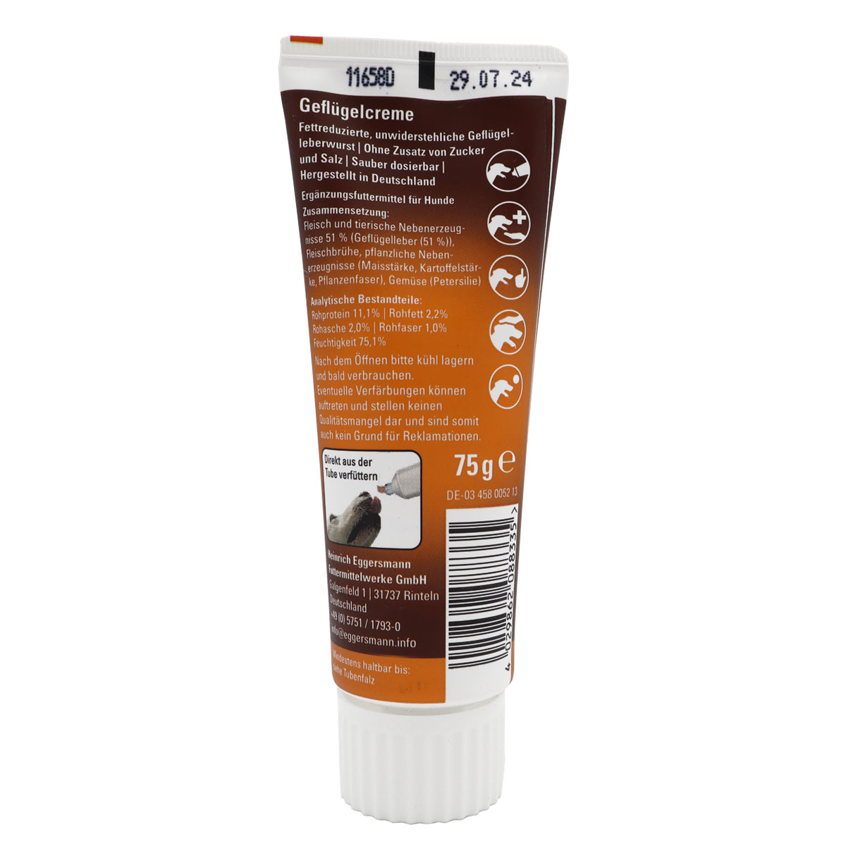 CARNEBELLO_GEFLUEGELCREME_PASTE_75G_RUECKSEITE