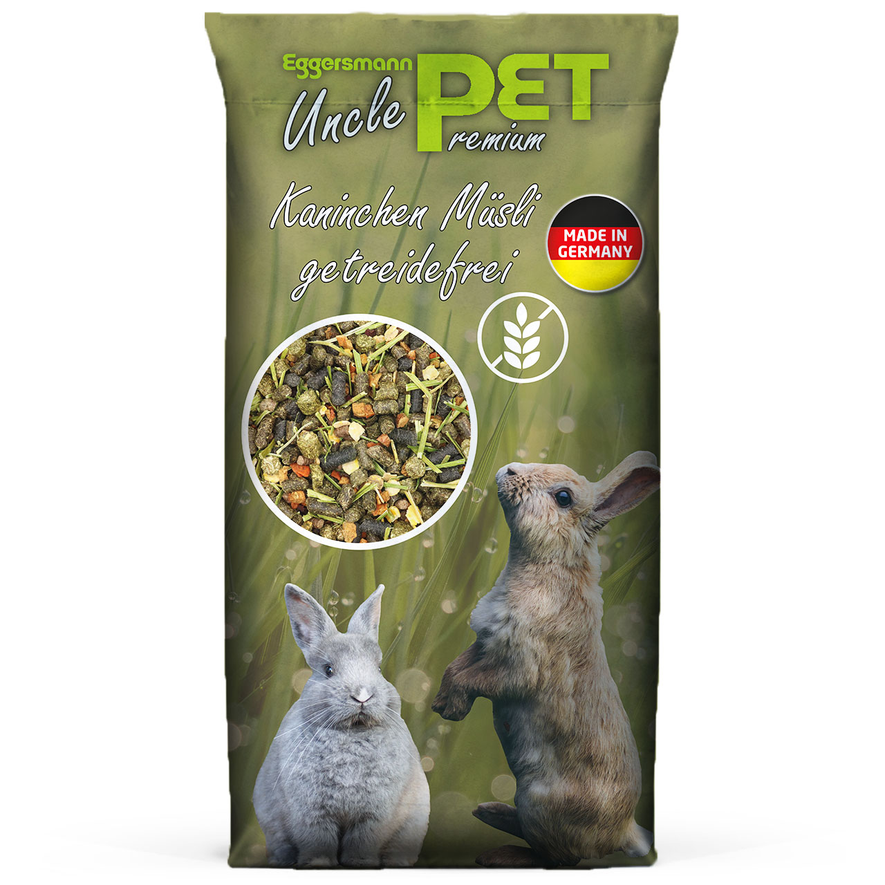 Uncle Pet - Premium Kaninchen Müsli getreidefrei