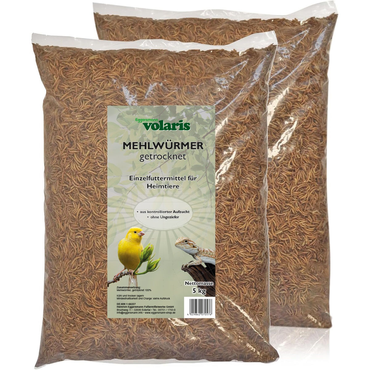 8019-800 - Gebinde: Mehlwürmer 10kg