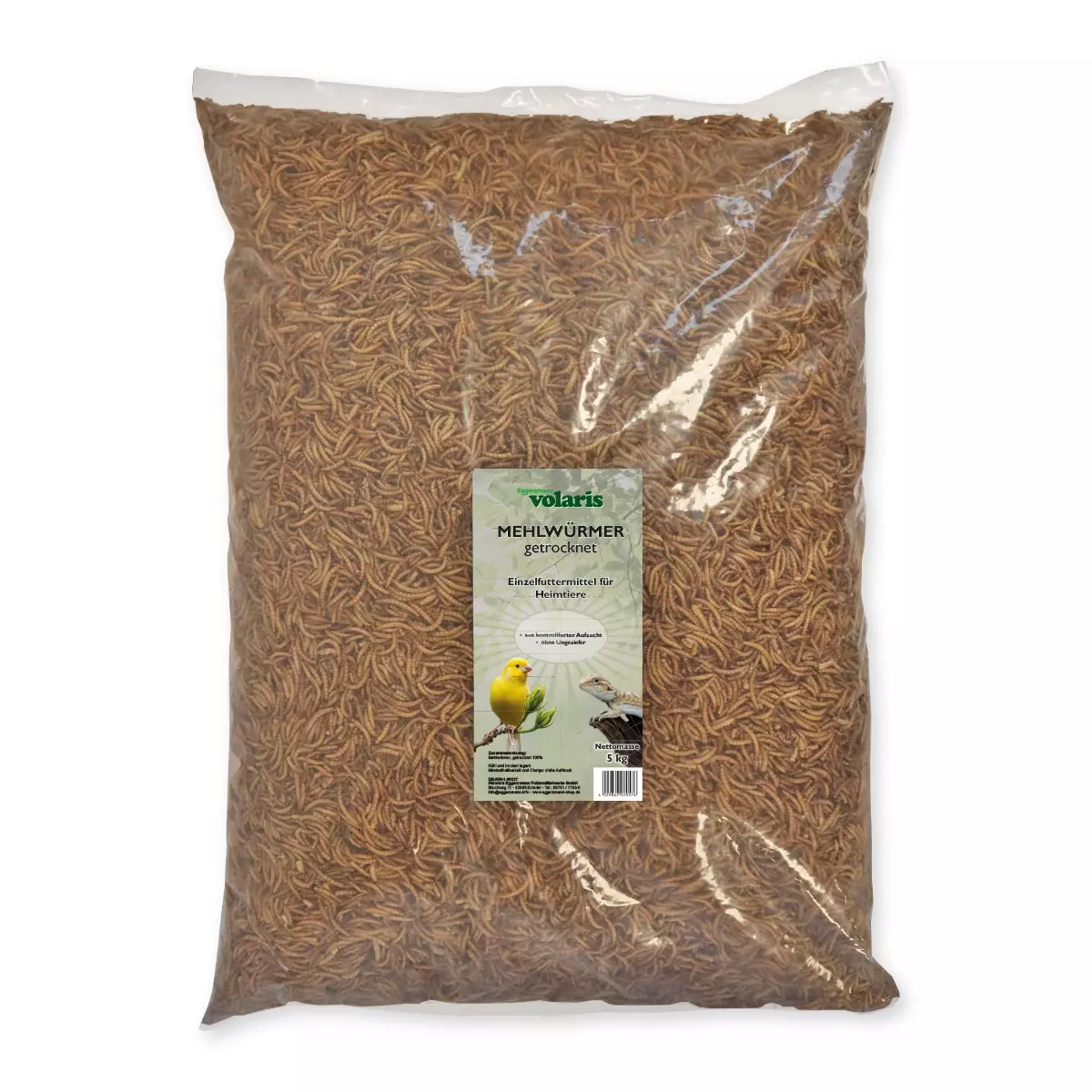 volaris - Mehlwürmer getrocknet 5 kg