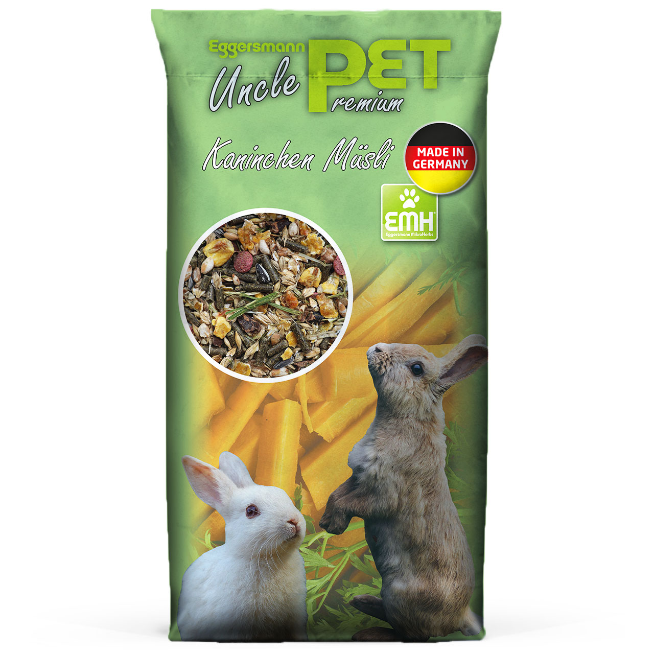 Uncle Pet - Premium Kaninchen Müsli 15 kg