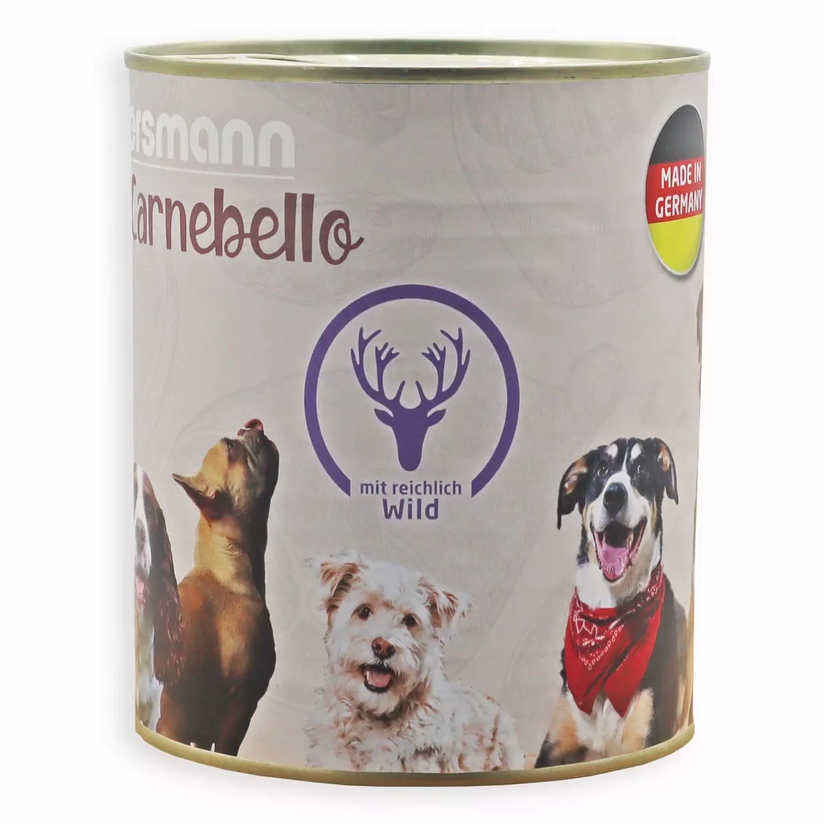 Carnebello - Nassfutter mit Wild 800g