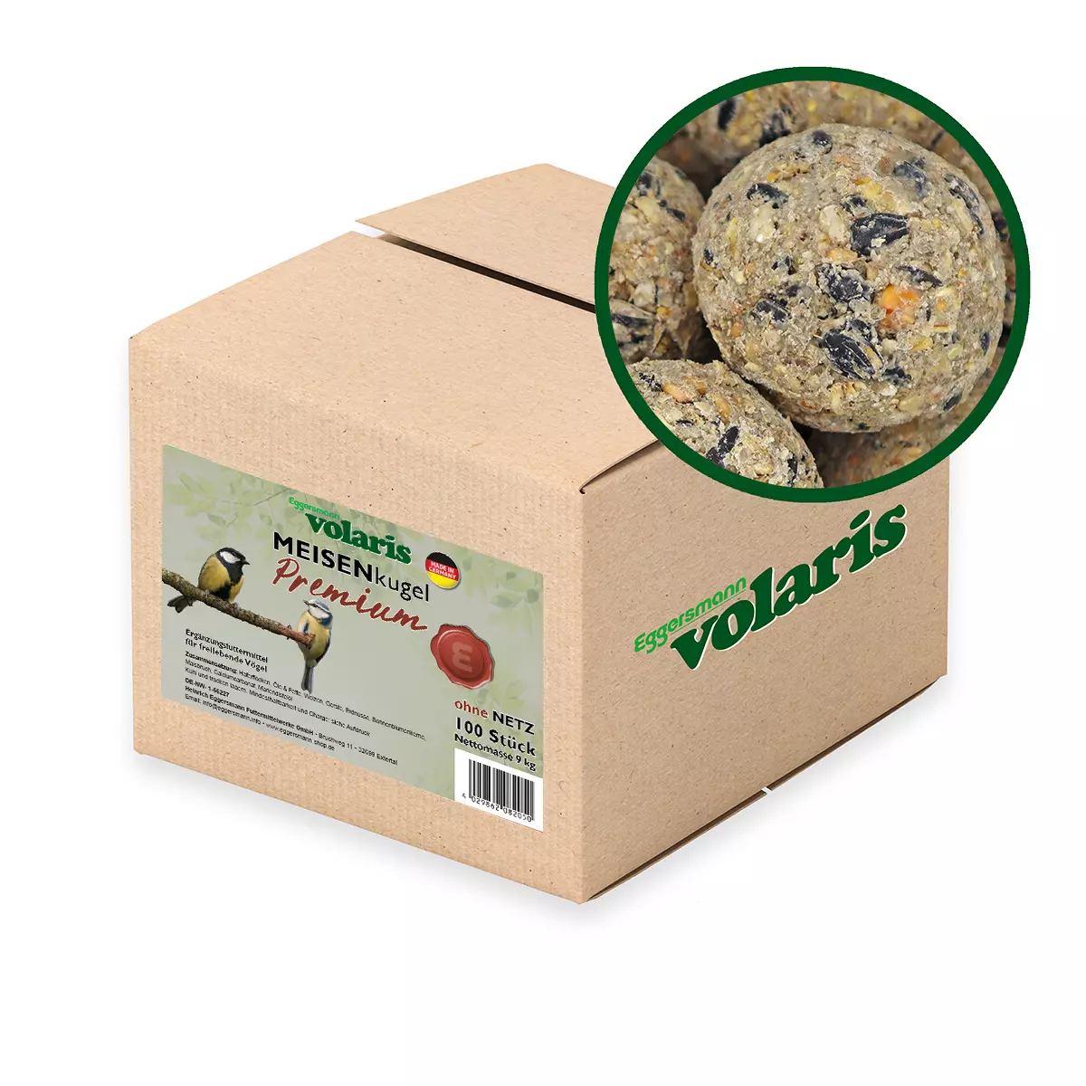 volaris - Meisenkugel Premium 100 Stk. ohne Netz