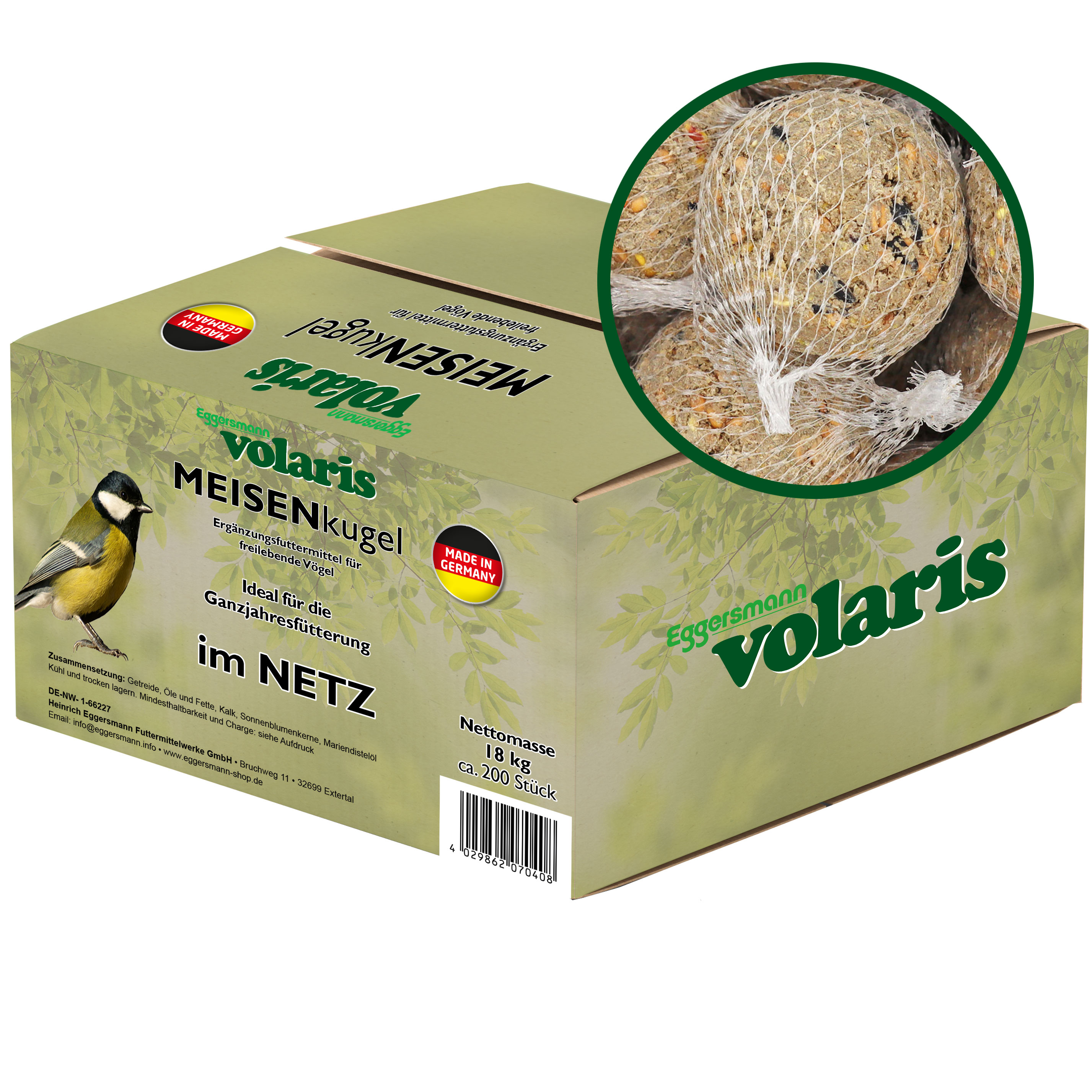 volaris - Meisenkugel im Netz 200Stk.