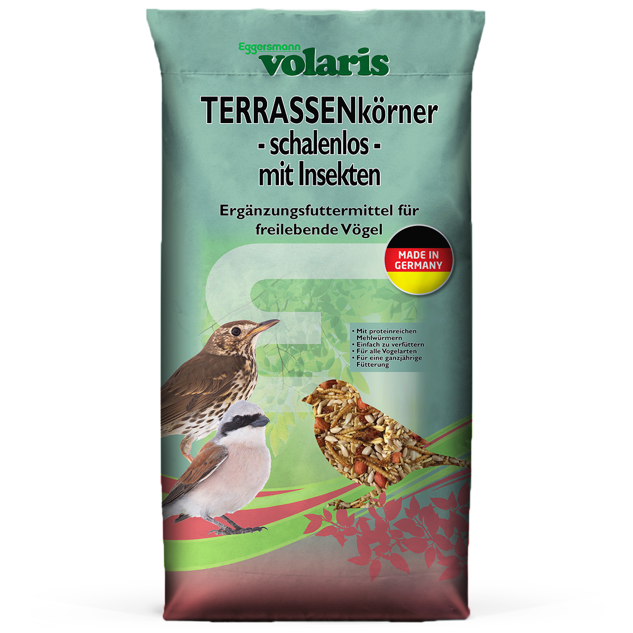 volaris - Terrassenkörner mit Insekten 10kg