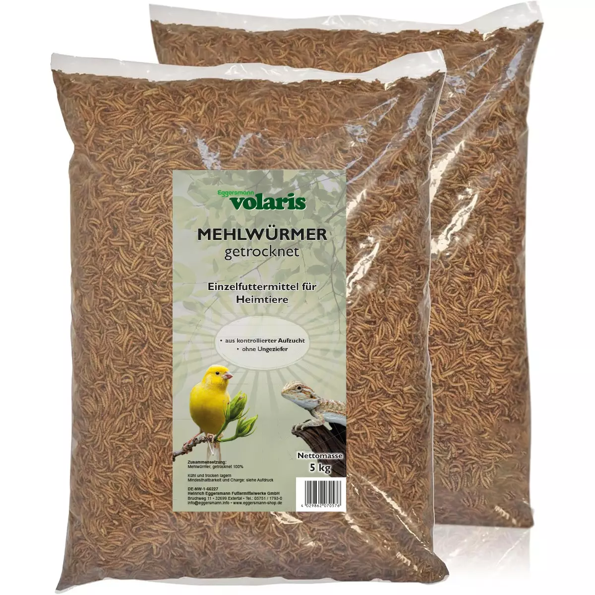 8019-800 - Gebinde: Mehlwürmer 10kg