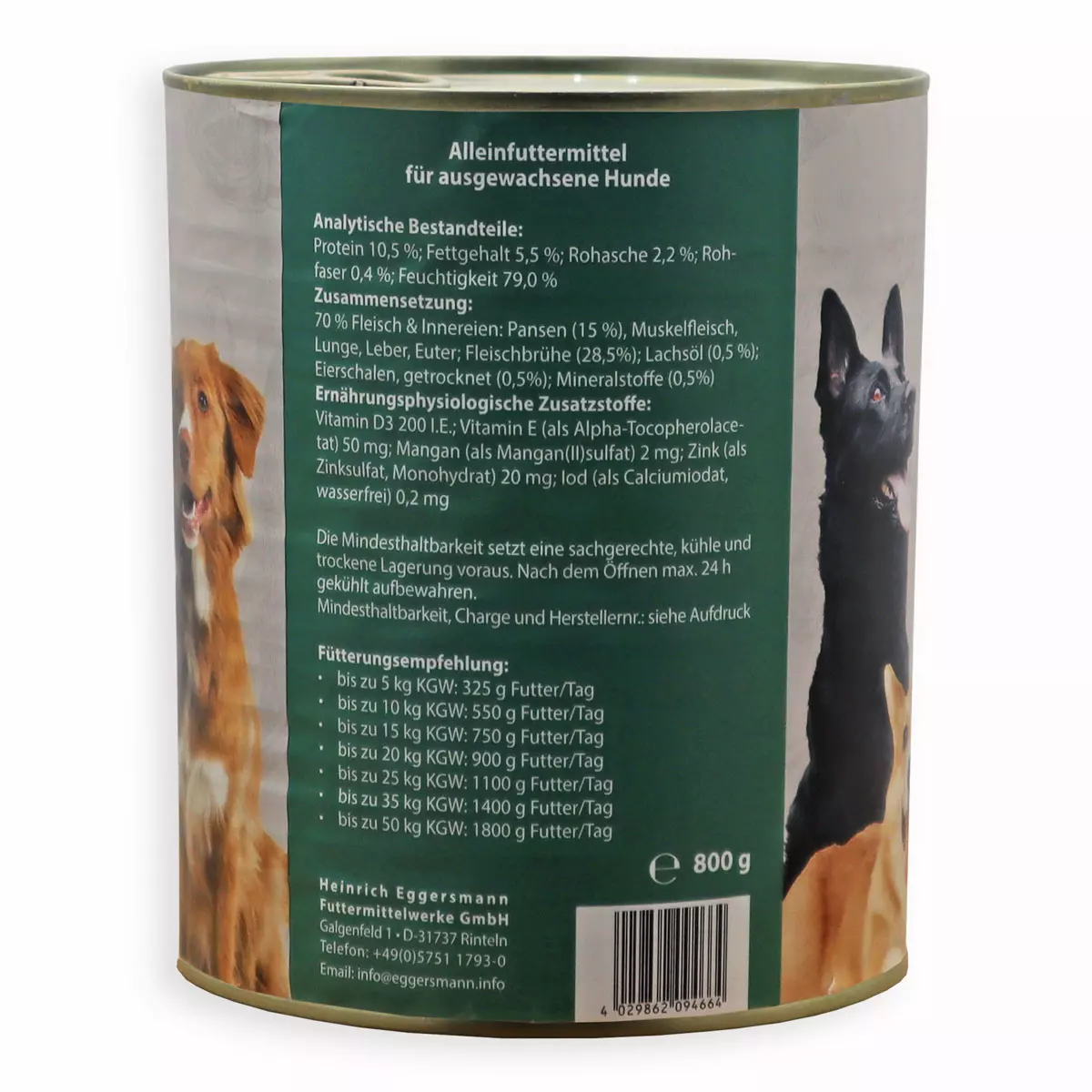 Carnebello - Nassfutter mit Pansen 800g