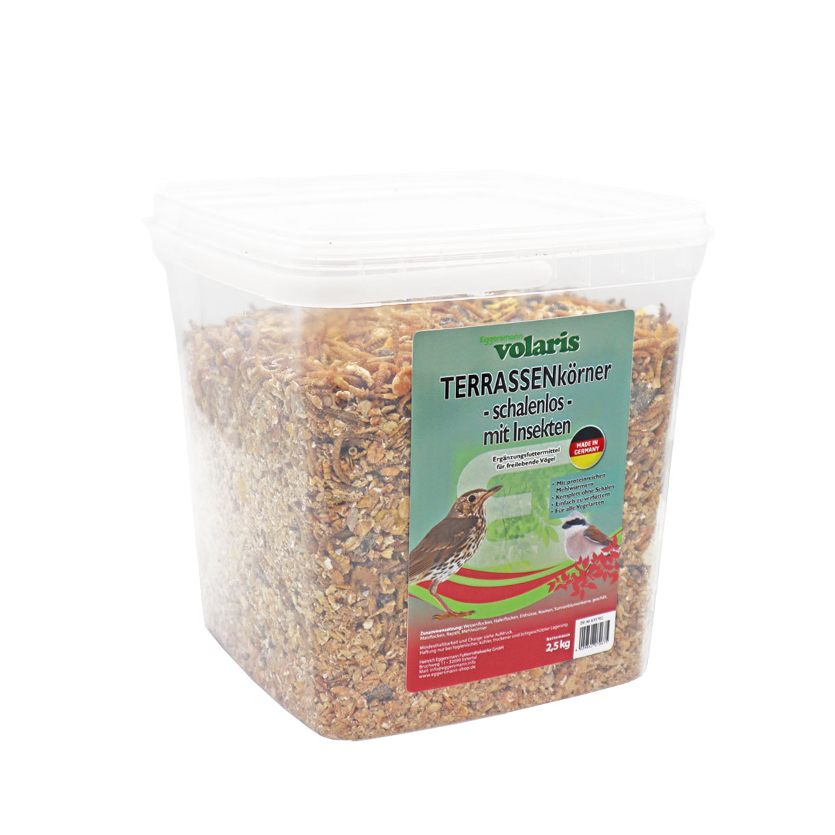 volaris - Terrassenkörner mit Insekten 2.5 kg