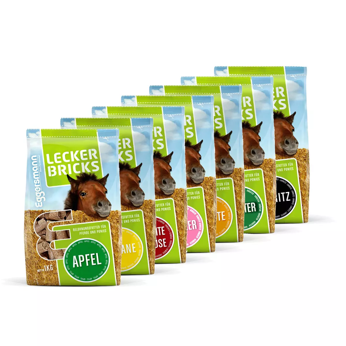 Lecker Bricks 7er Set