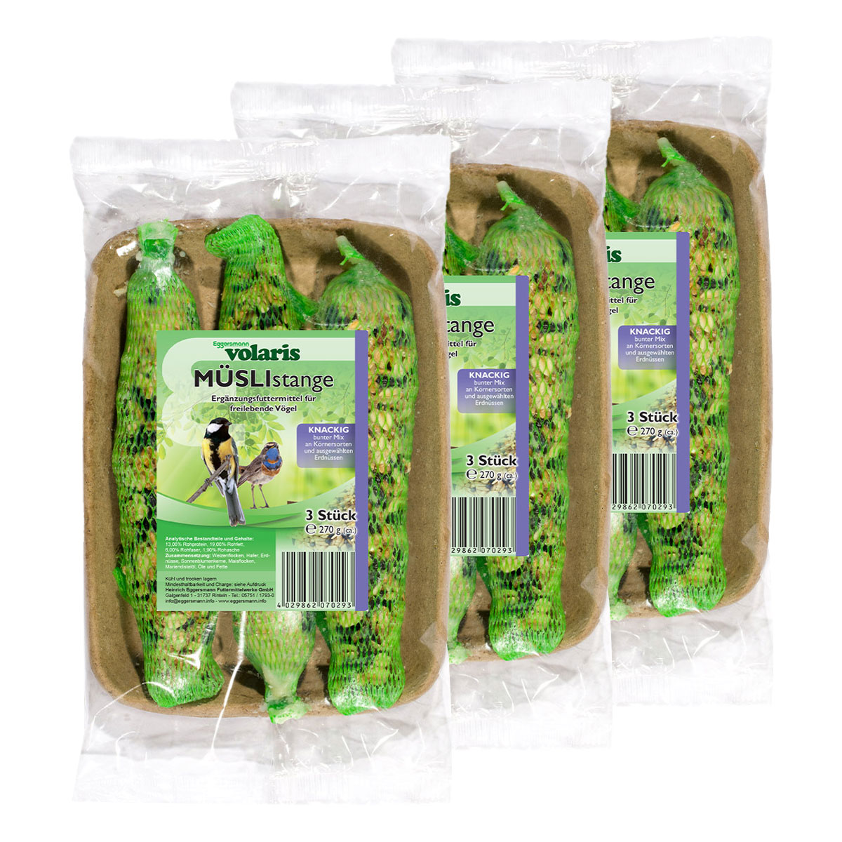 volaris - MÜSLIstangen 3 x 3 Stk