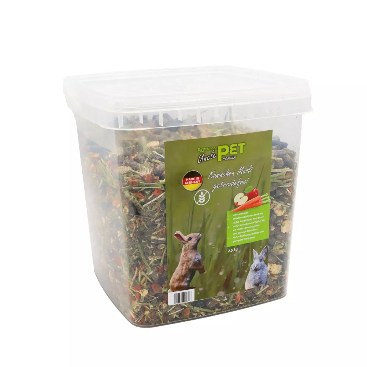 Uncle Pet - Premium Kaninchen Müsli getreidefrei 2.5 kg